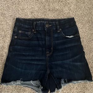 American Eagle Curvy Denim Short Shorts